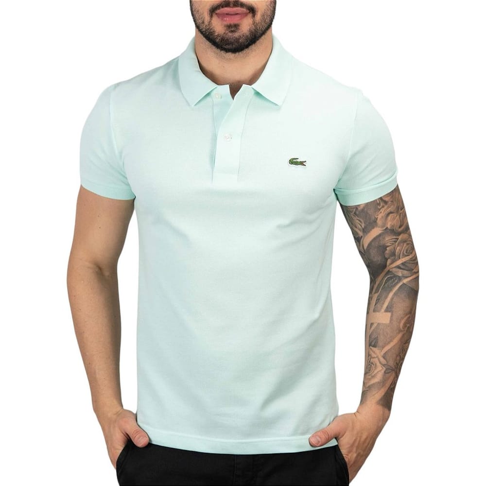 Camiseta Tipo Polo Verde Menta LC