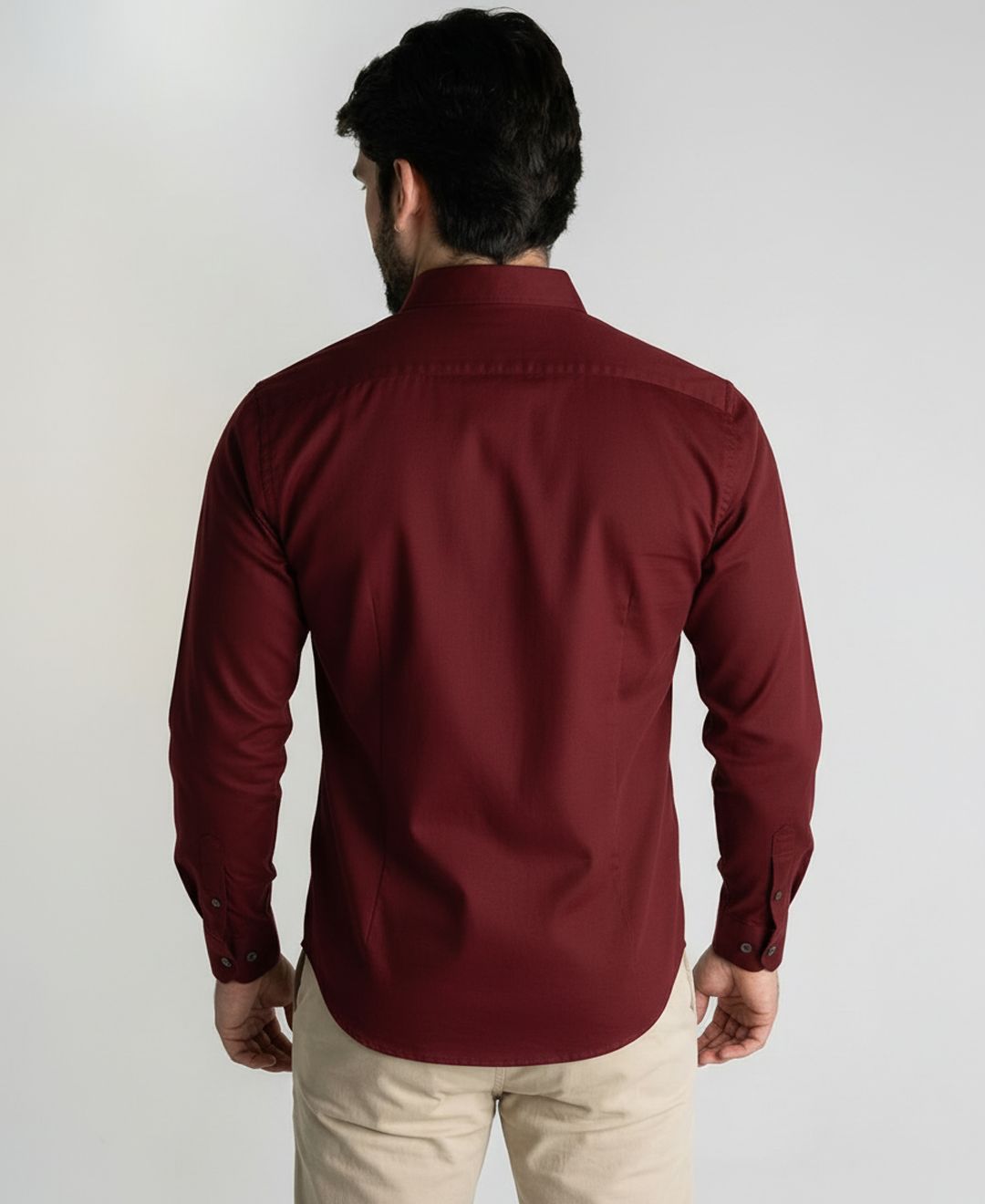 Camisa Hombre CH Vinotinto 1