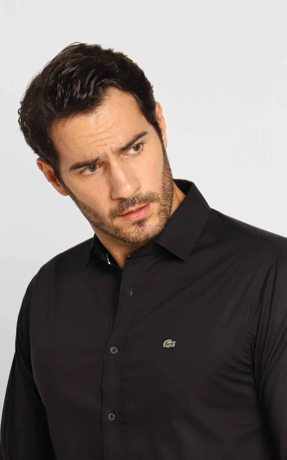 Camisa Lacoste Negra