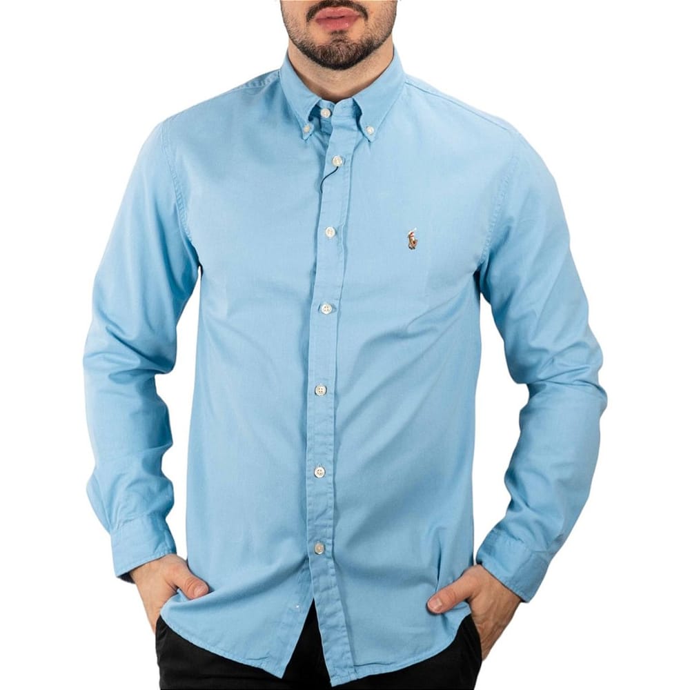 Camisa Hombre Rain Azul Marino