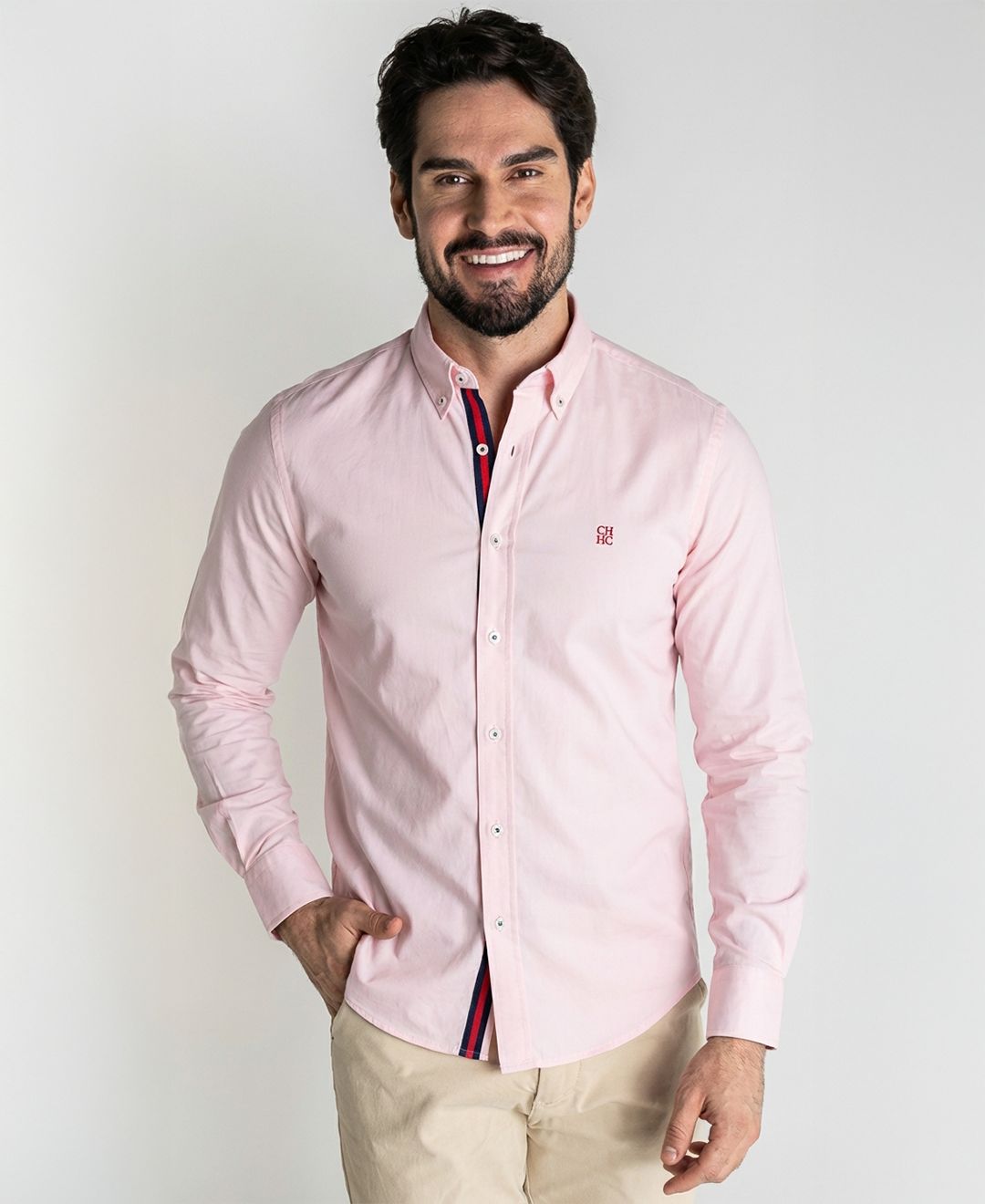 Camisa Hombre CH Rosada