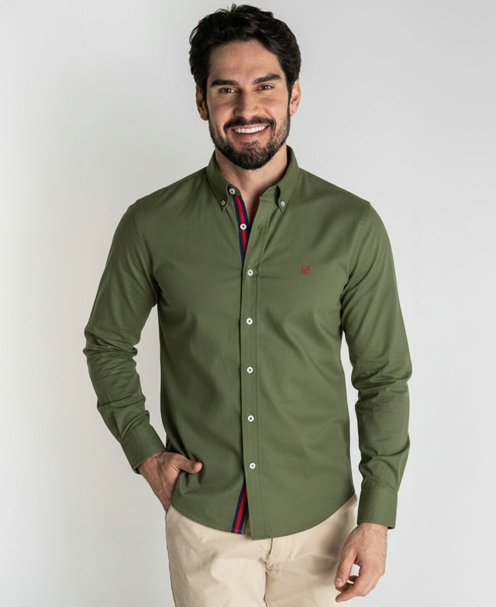 Camisa Hombre CH Verde Militar - Norva Select