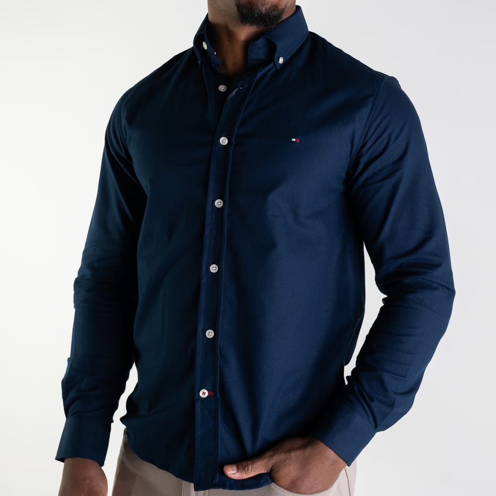 Camisa Hombre TM Azul Oscura - Norva Select