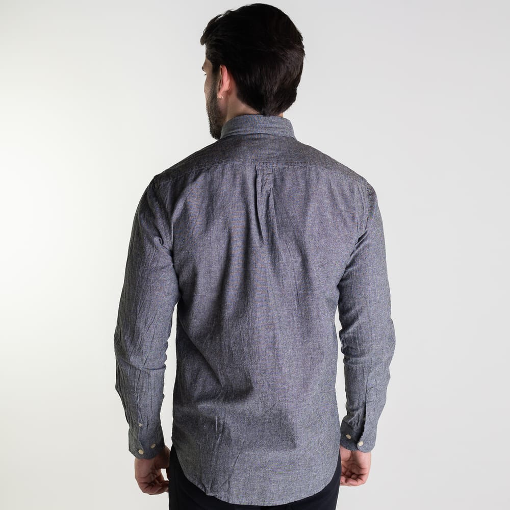 Camisa Negra Lino - Norva Select