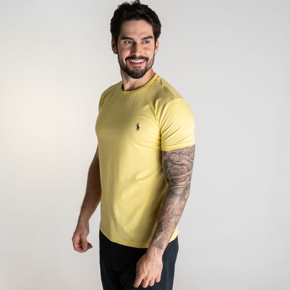 Camiseta Basica Amarilla Clasica - Norva Select