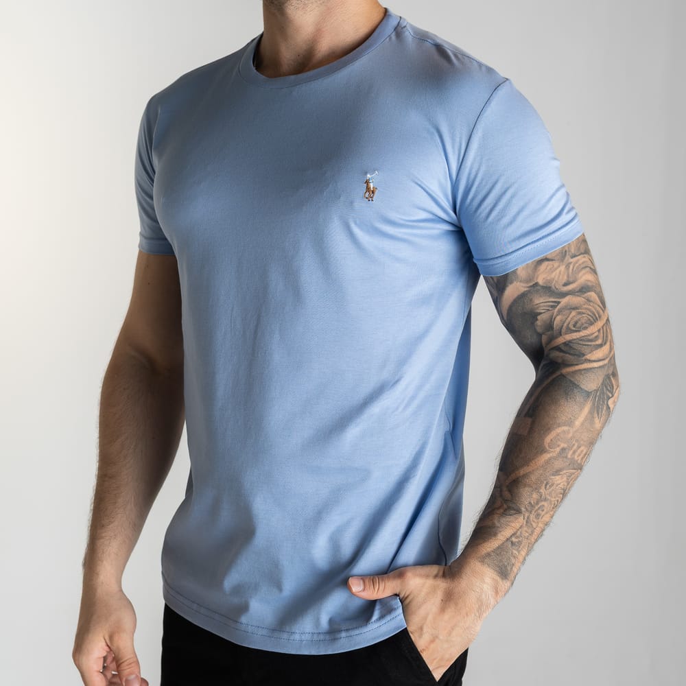 Camiseta Basica Azul Cielo Rain - Norva Select