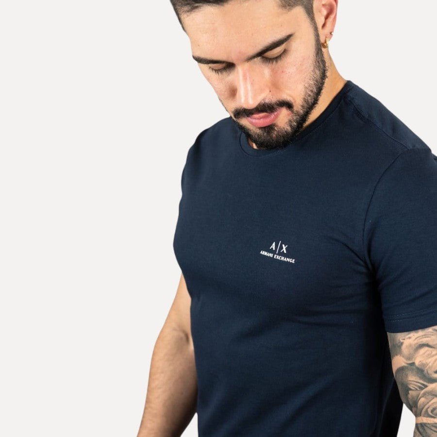 Camiseta Basica Azul Oscuro AIX - Norva Select