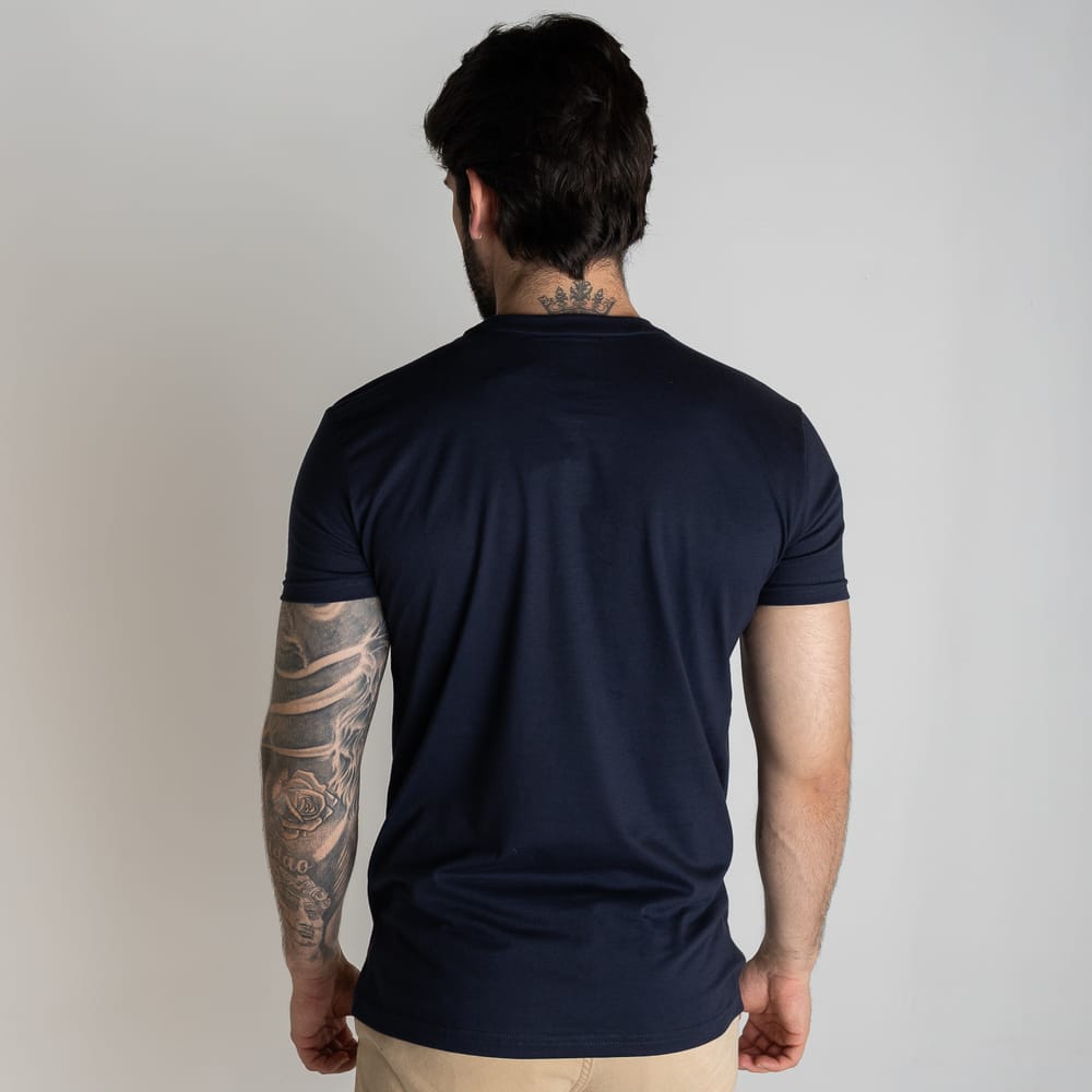Camiseta Basica Azul Oscuro Rain - Norva Select