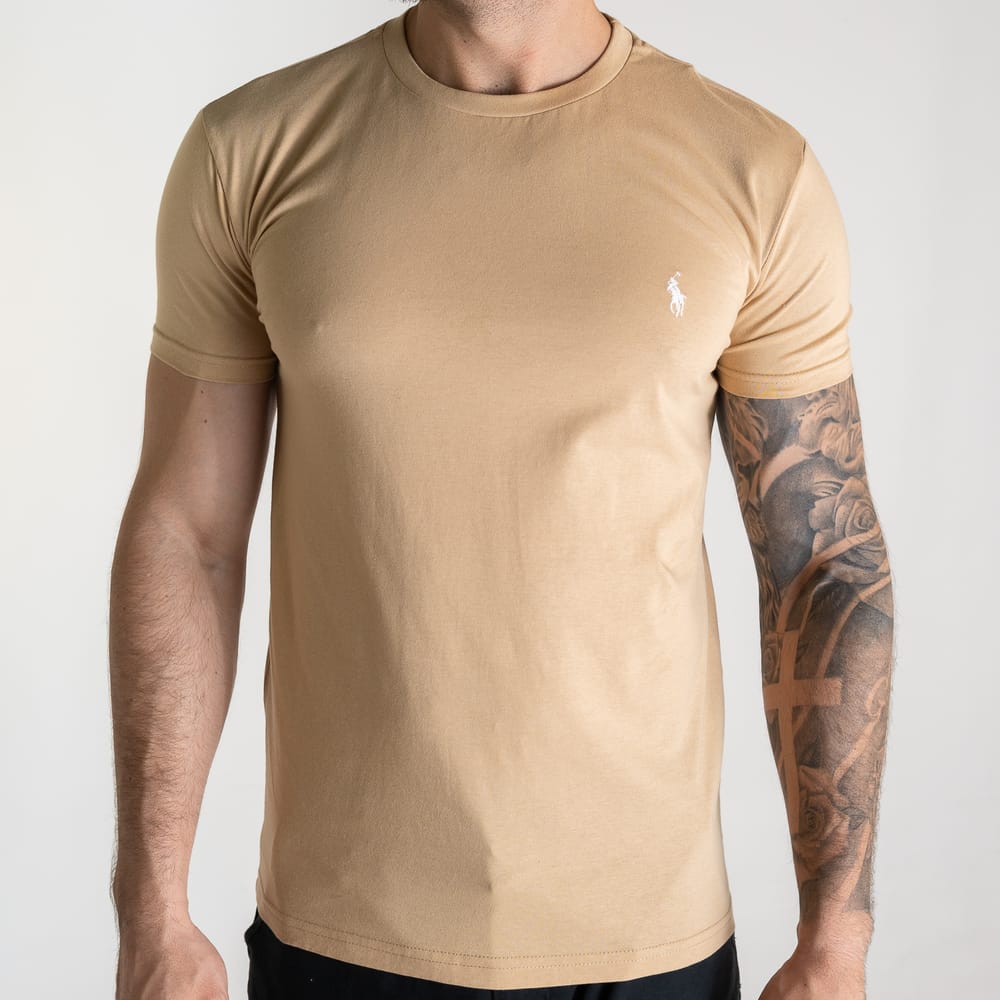 Camiseta Basica Beige Clasica - Norva Select