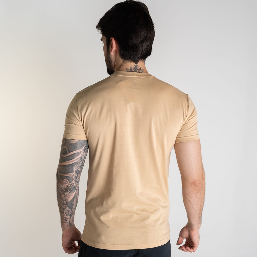 Camiseta Basica Beige Clasica - Norva Select