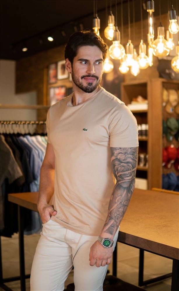 Camiseta Basica Beige LC - Norva Select