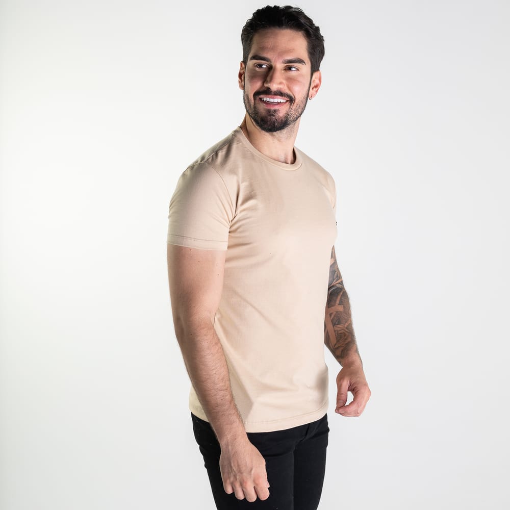 Camiseta Basica Beige TM - Norva Select