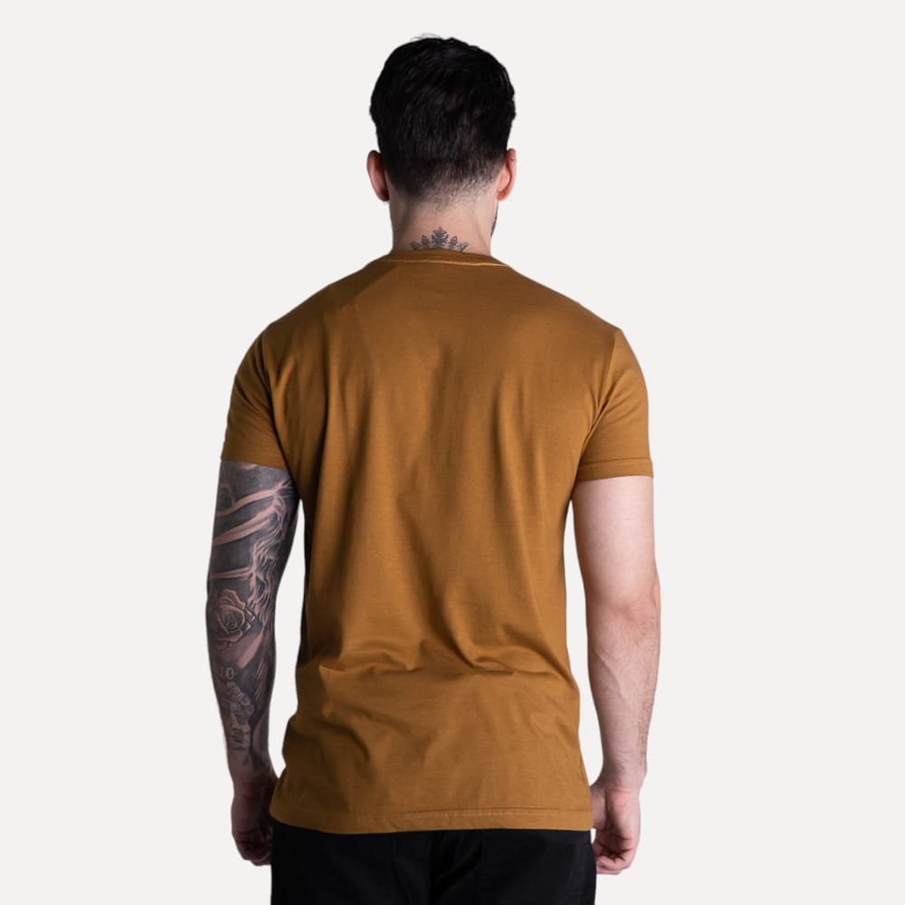Camiseta Basica Marron Clasica - Norva Select