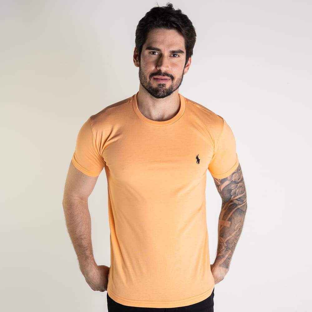 Camiseta Basica Naranja Clasica - Norva Select
