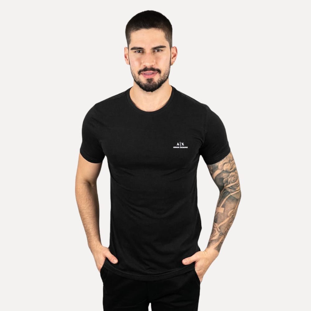 Camiseta Basica Negra AIX - Norva Select