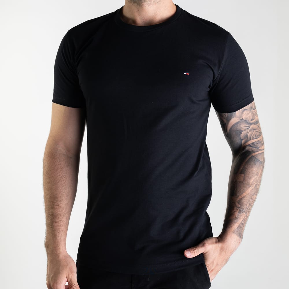 Camiseta Basica Negra TM - Norva Select