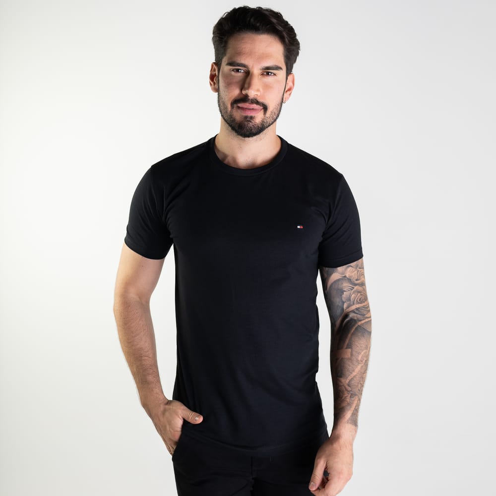 Camiseta Basica Negra TM - Norva Select