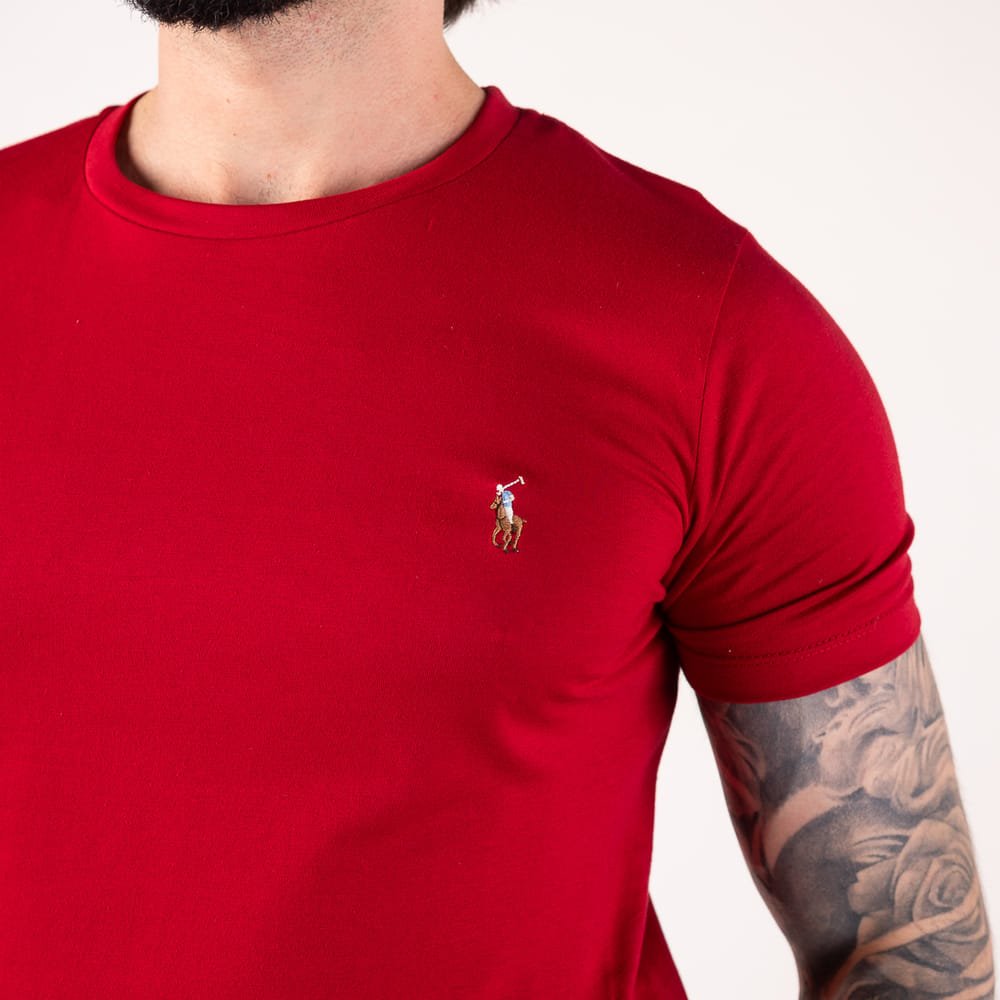 Camiseta Basica Roja Rain - Norva Select