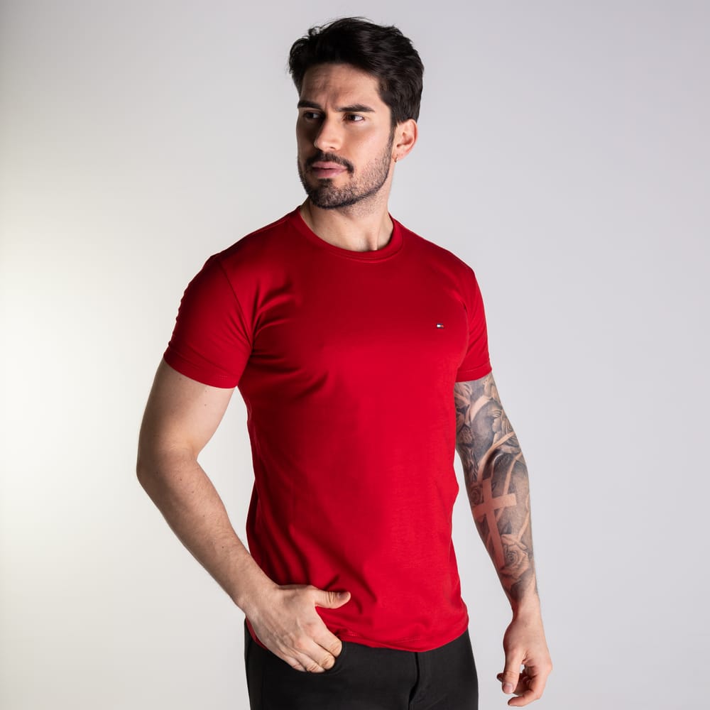 Camiseta Basica Roja TM - Norva Select