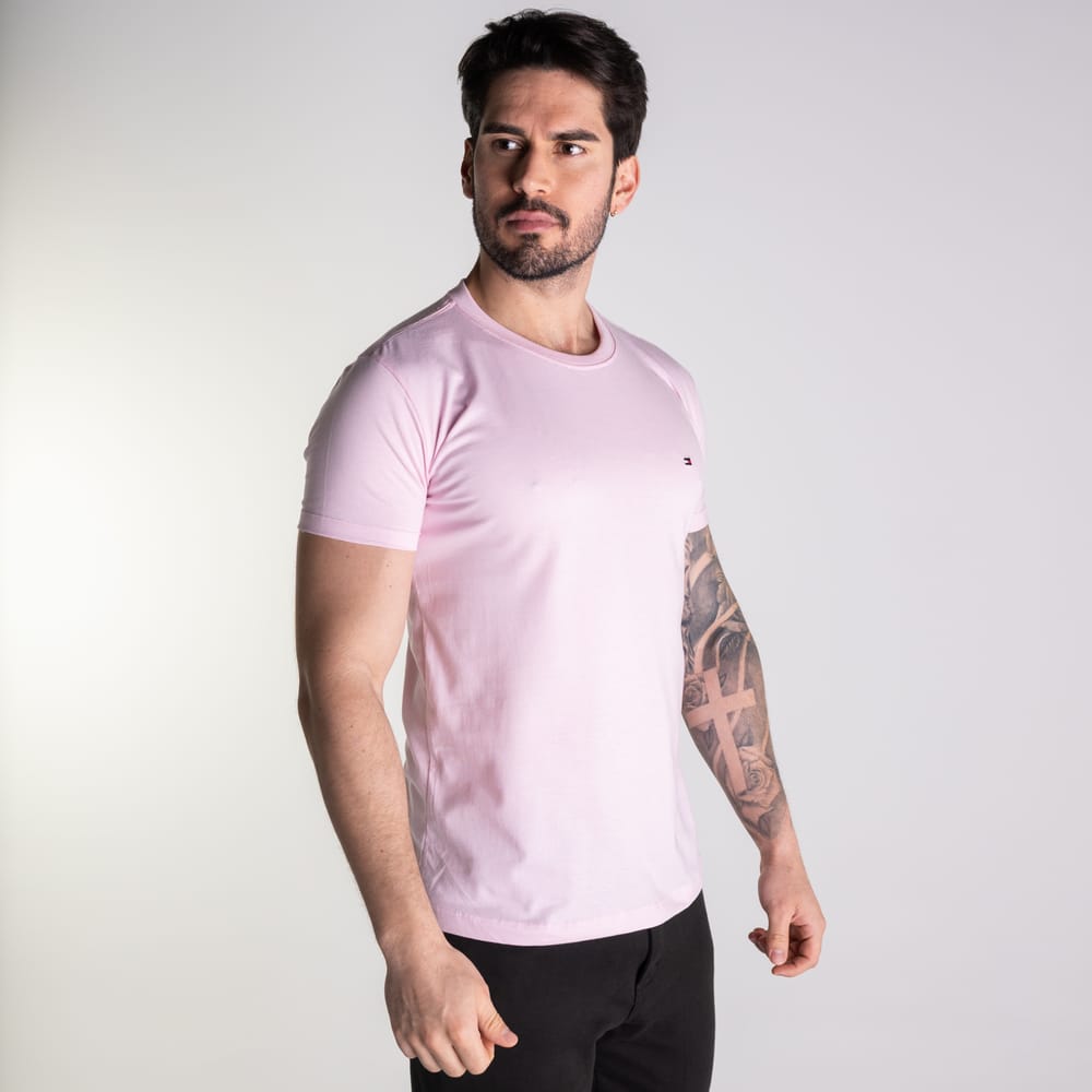 Camiseta Basica Rosada TM - Norva Select