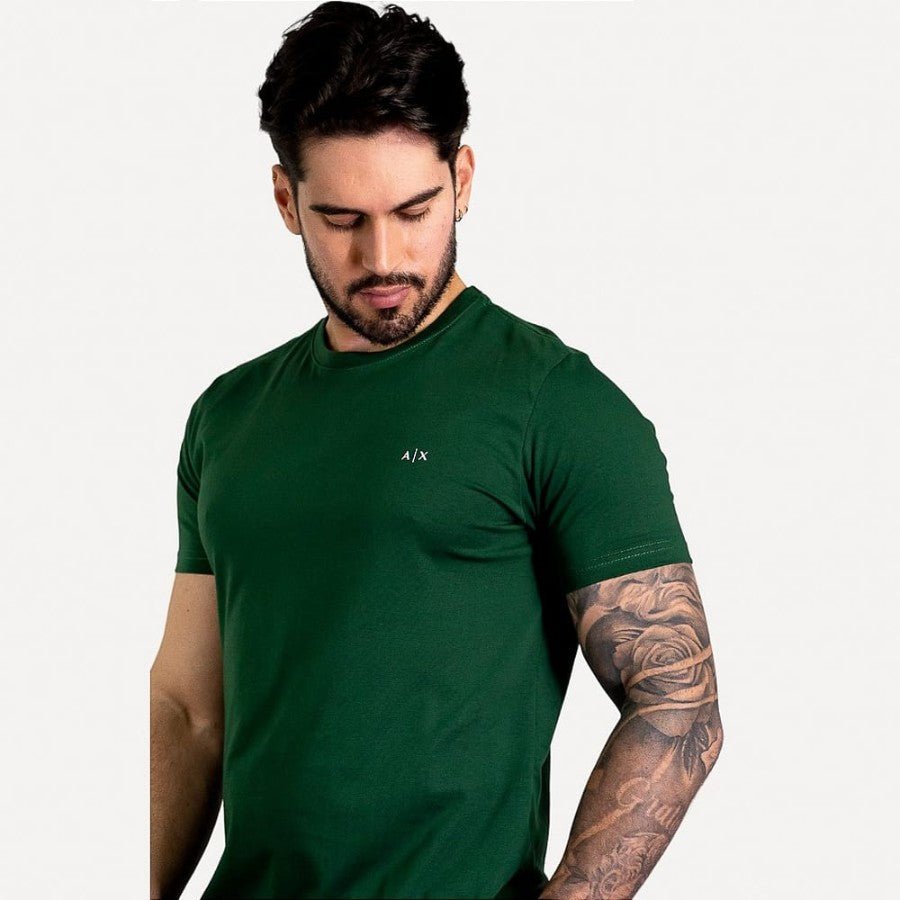 Camiseta Basica Verde Hoja AIX - Norva Select