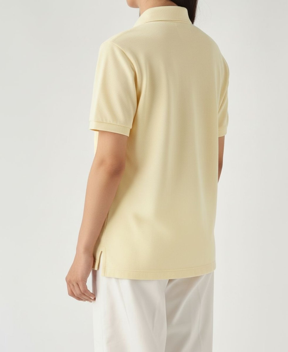 Camiseta Polo Pique Mujer Amarilla - Norva Select