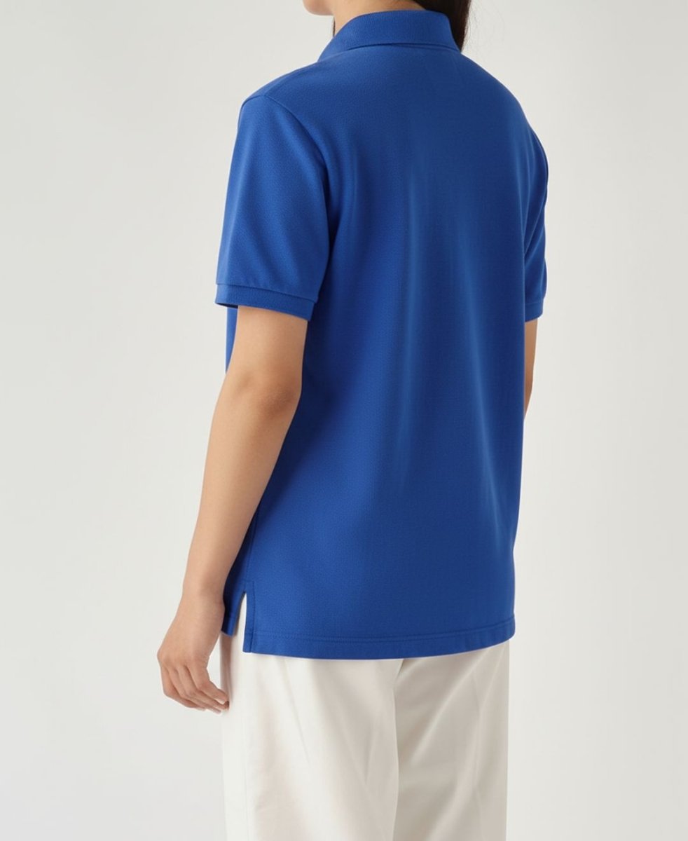 Camiseta Polo Pique Mujer Azul Rey - Norva Select