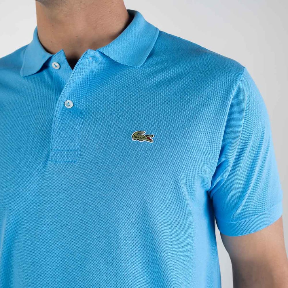 Camiseta Tipo Polo Azul Cielo LC - Norva Select