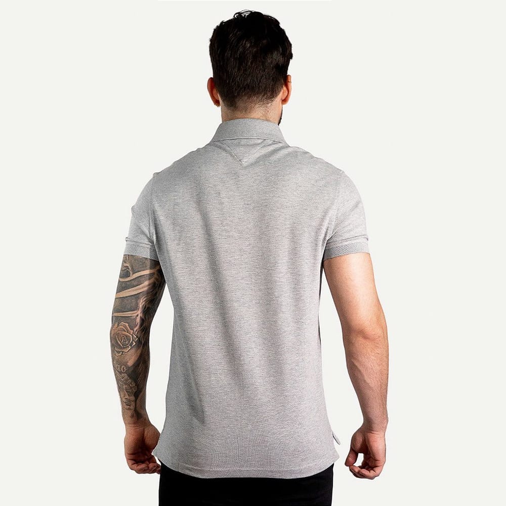 Camiseta Tipo Polo Gris TM - Norva Select