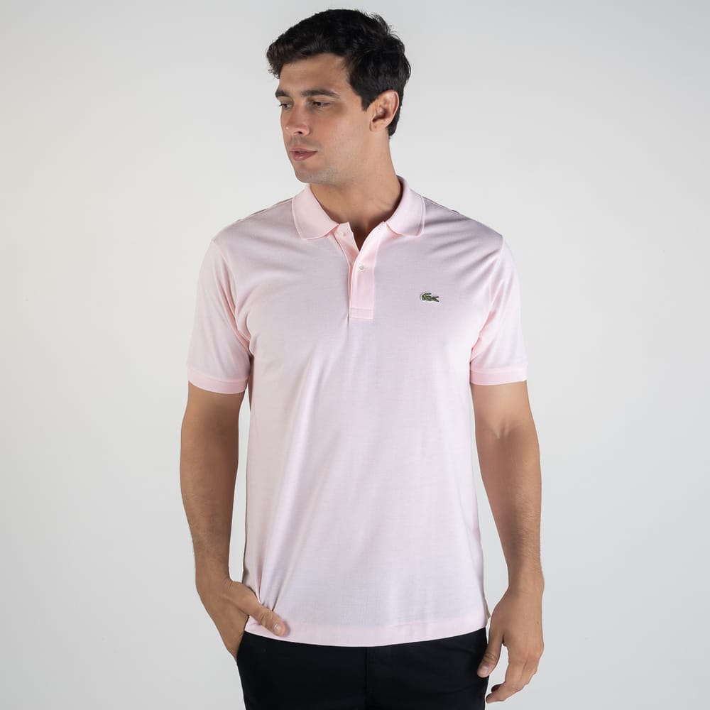 Camiseta Tipo Polo Rosa Pastel LC - Norva Select