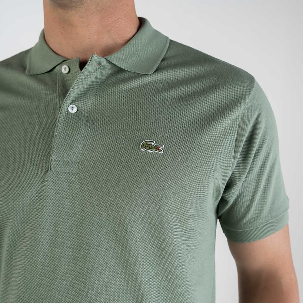 Camiseta Tipo Polo Verde Oliva LC - Norva Select