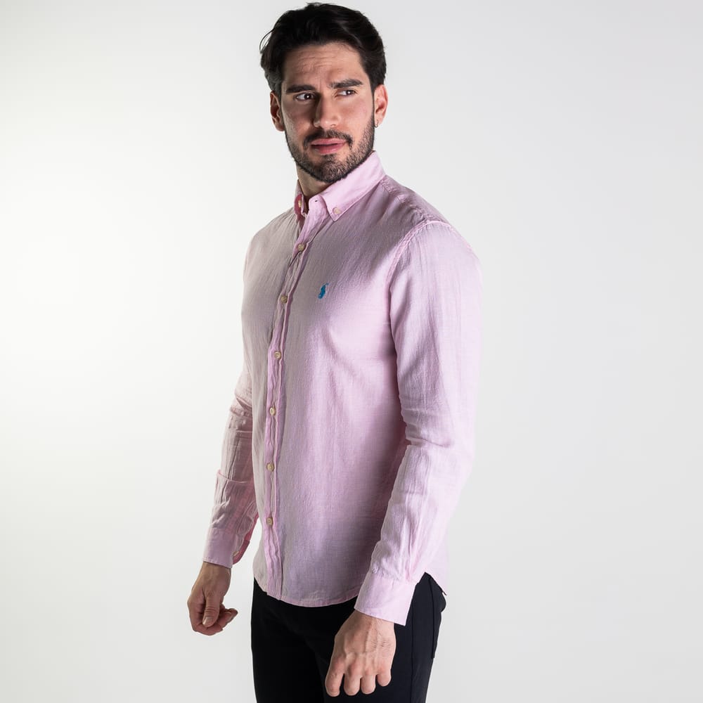 Camisa Rosada Lino