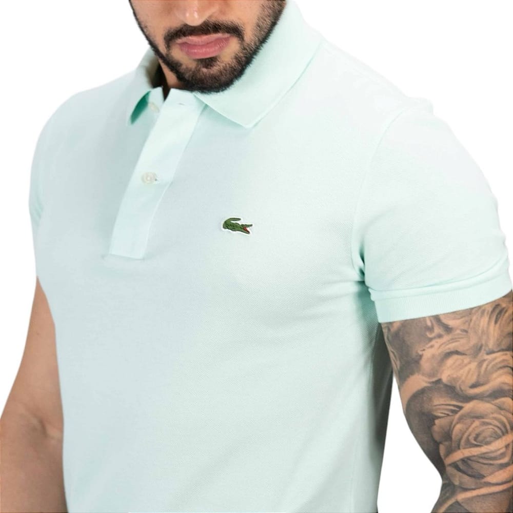 Camiseta Tipo Polo Verde Menta LC