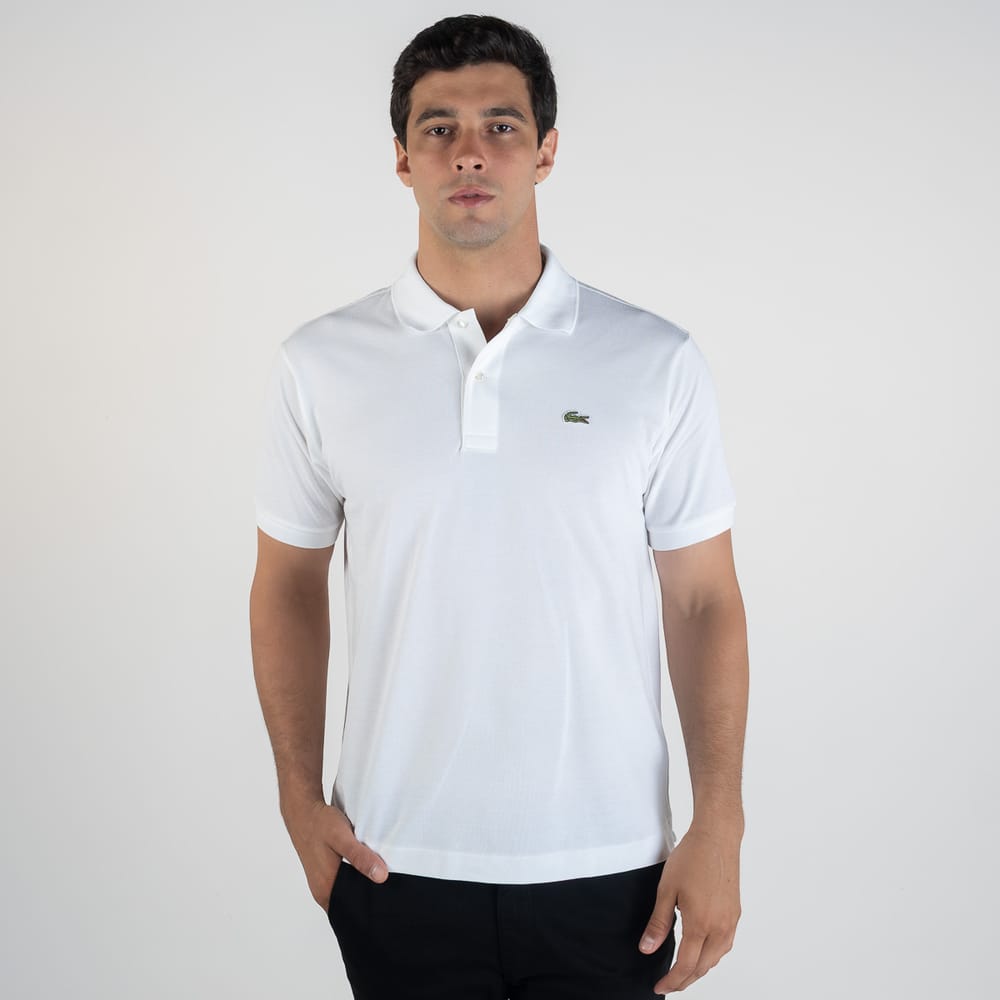 Camiseta Tipo Polo Blanca LC