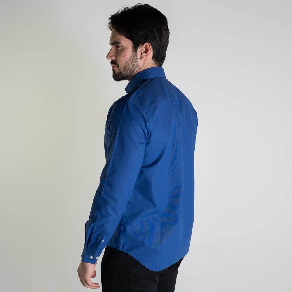 Camisa Hombre TM Azul Rey