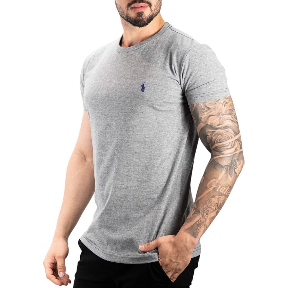 Camiseta Basica Gris Clasica