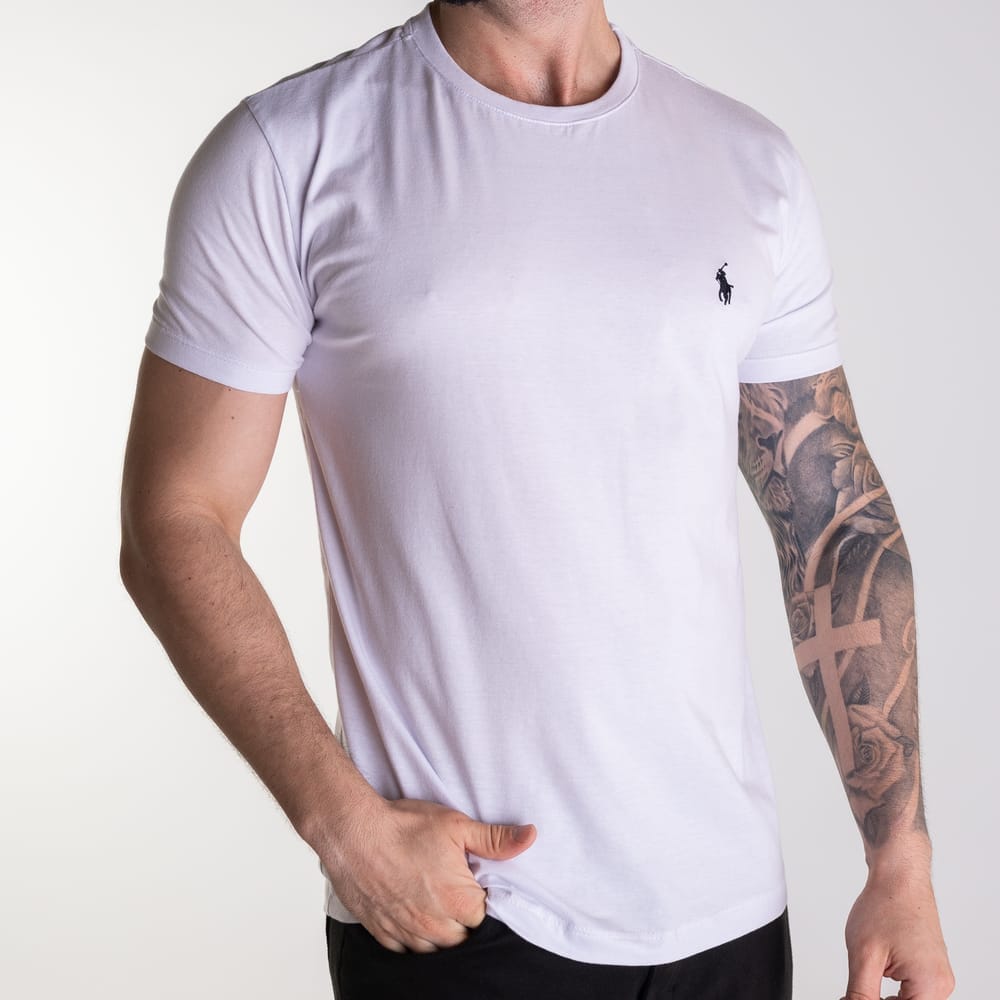 Camiseta Basica Blanca Clasica