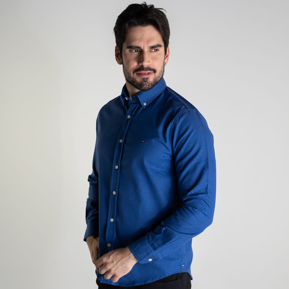 Camisa Hombre TM Azul Rey