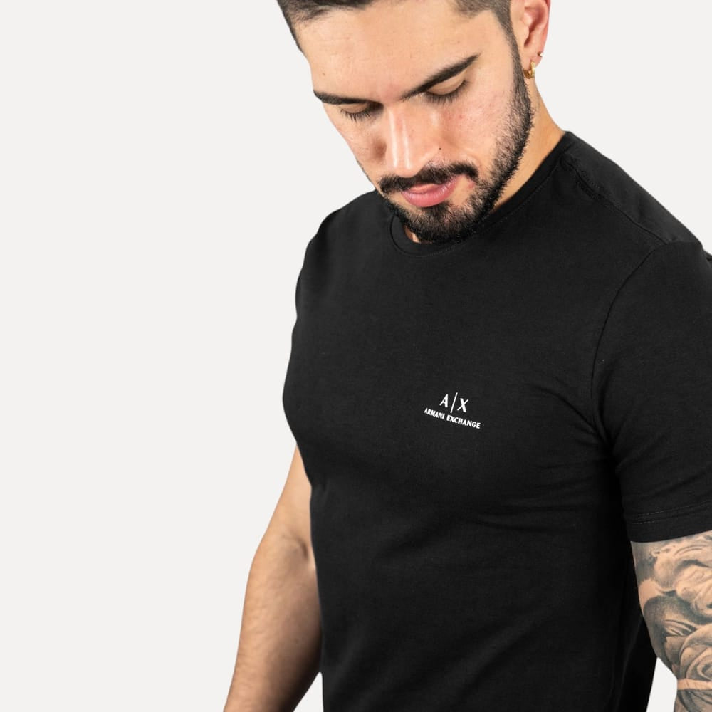 Camiseta Basica Negra AIX