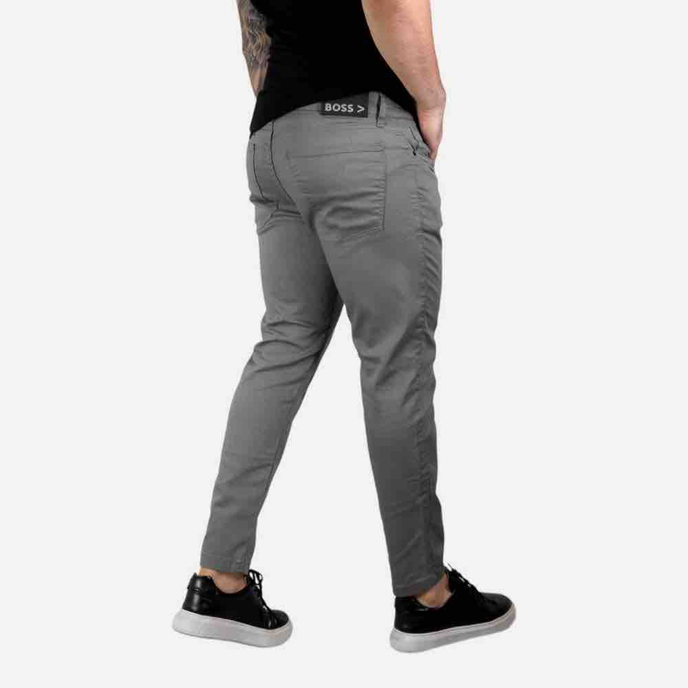 Pantalon Gris Claro Boss