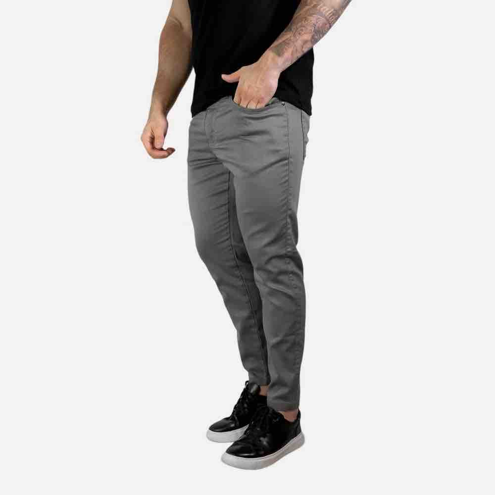 Pantalon Gris Claro Boss