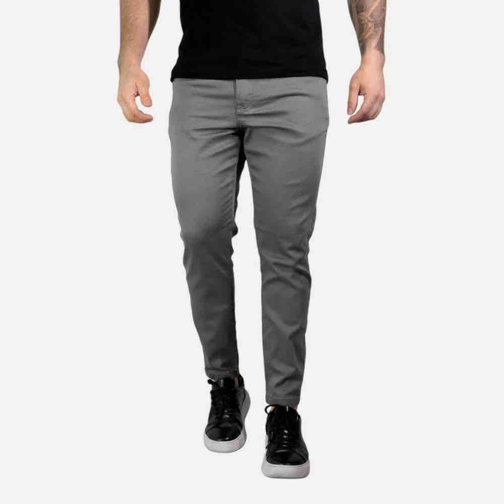 Pantalon Gris Claro Boss