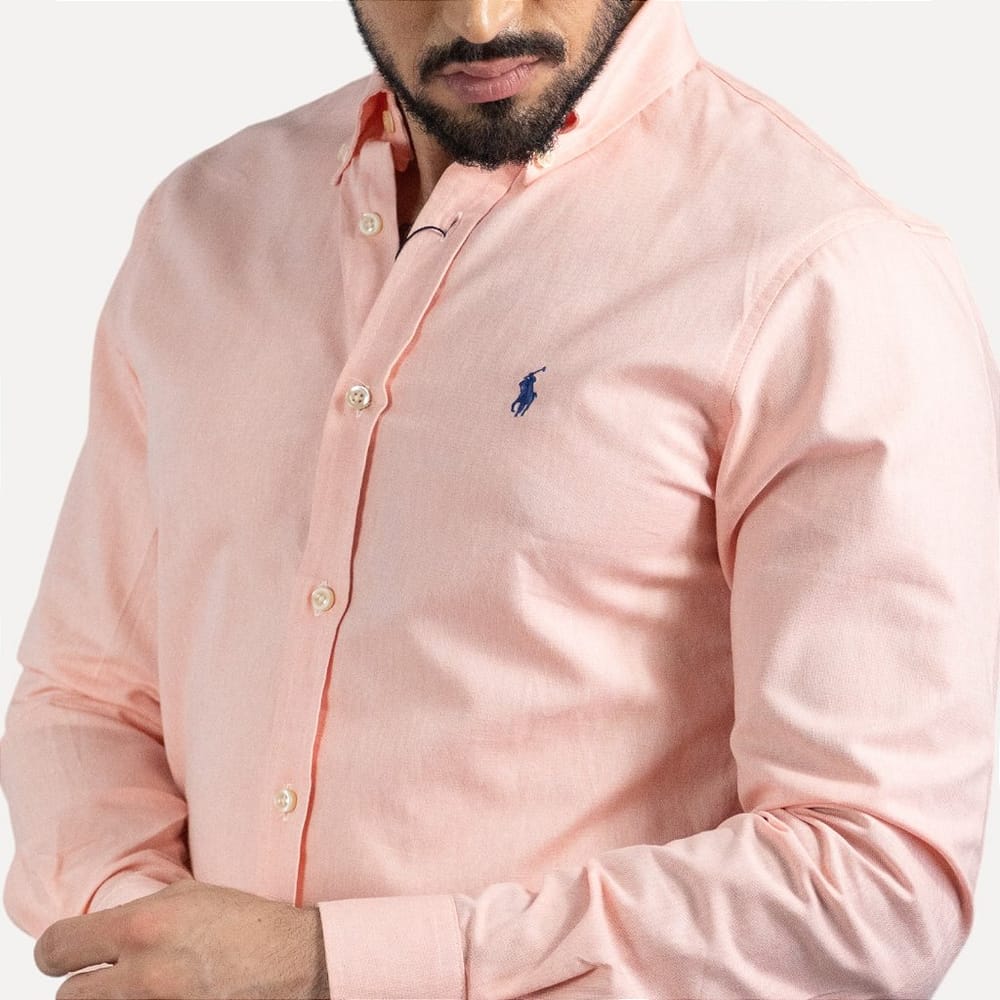 Camisa Hombre Mandarina Clásica