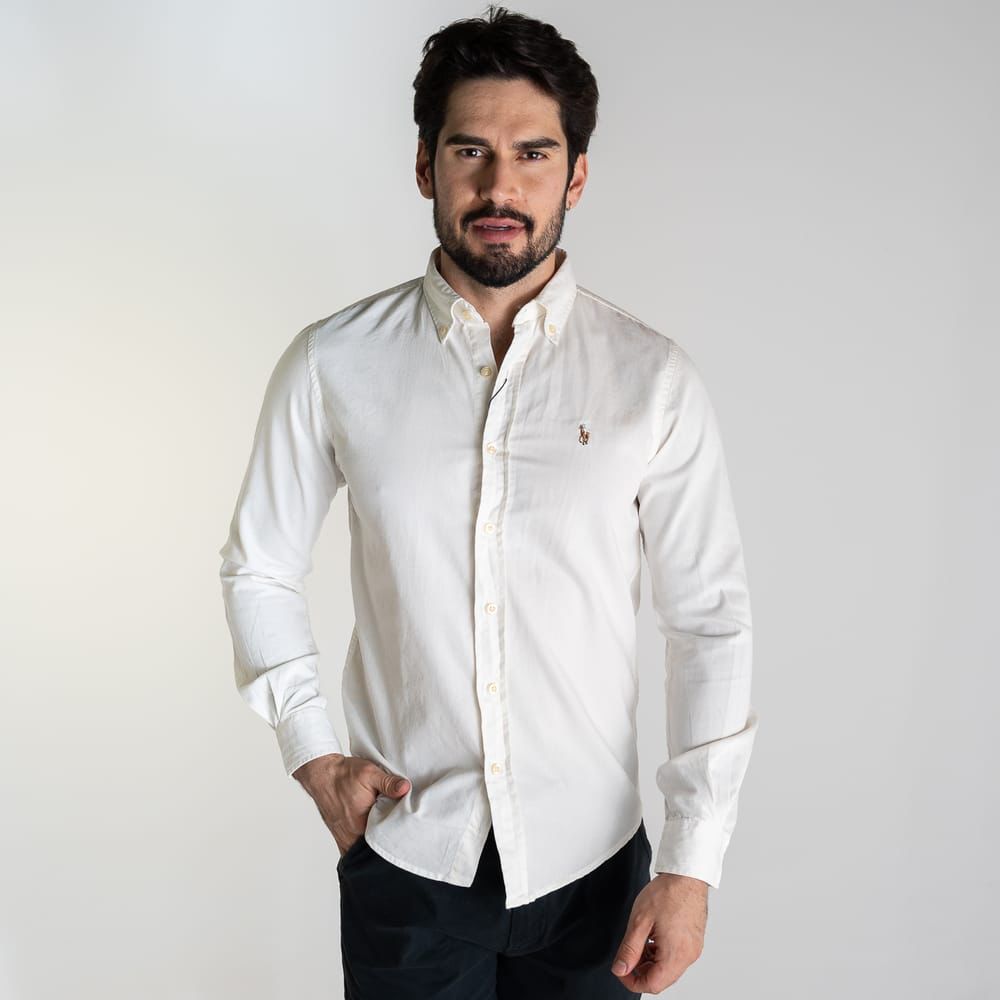 Camisa Hombre Rain Blanca