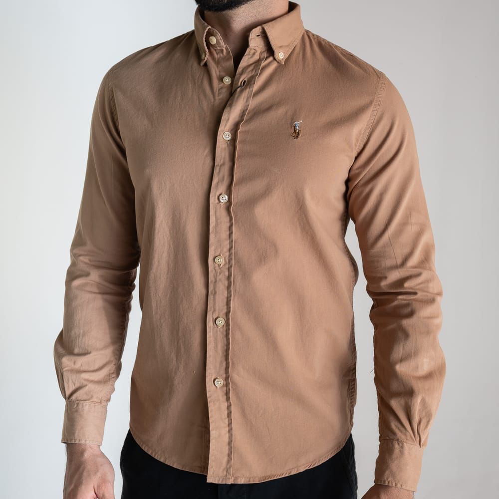 Camisa Hombre Rain Beige