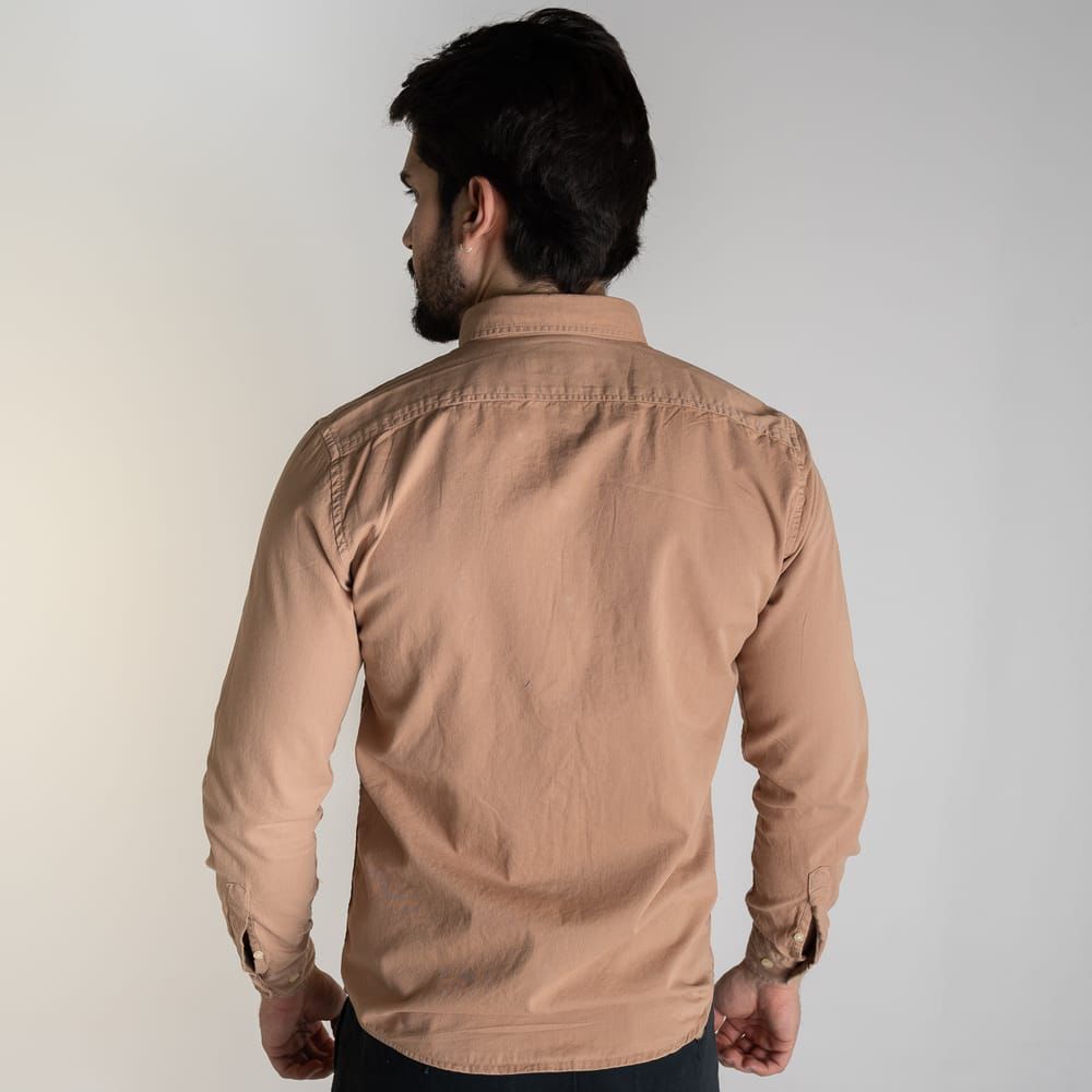 Camisa Hombre Rain Beige