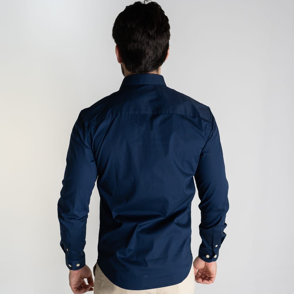 Camisa Azul oscuro Clasica