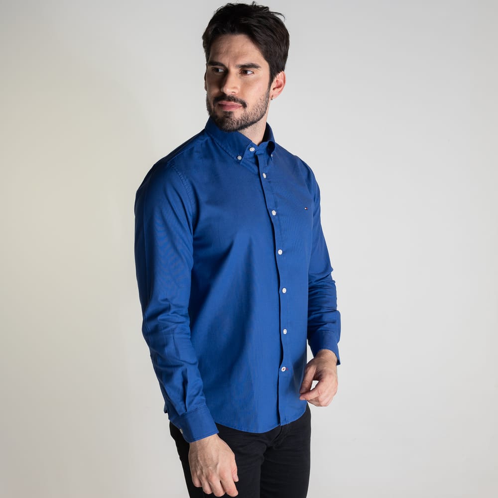 Camisa Hombre TM Azul Rey