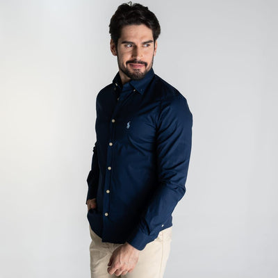 Camisa Azul oscuro Clasica - Norva Select