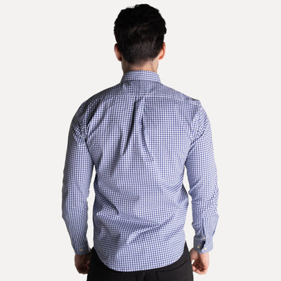 Camisa Hombre Azul Oscuro a Cuadros - Norva Select